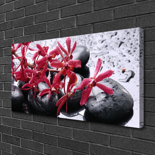 Foto quadro su tela Pietre di fiori Art 100x50 cm