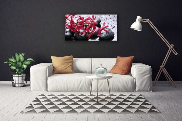 Foto quadro su tela Pietre di fiori Art 100x50 cm