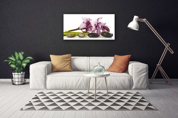 Quadro su tela Pianta di pietre di fiori 100x50 cm