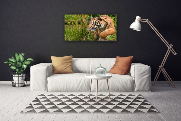 Quadro su tela Animali tigre 100x50 cm