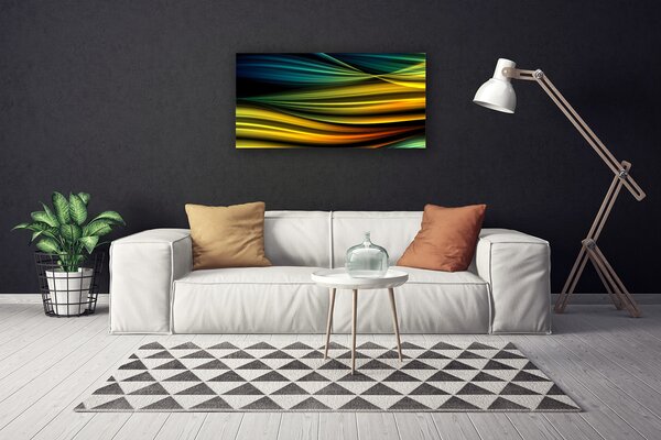 Quadro su tela Grafica di astrazione 100x50 cm
