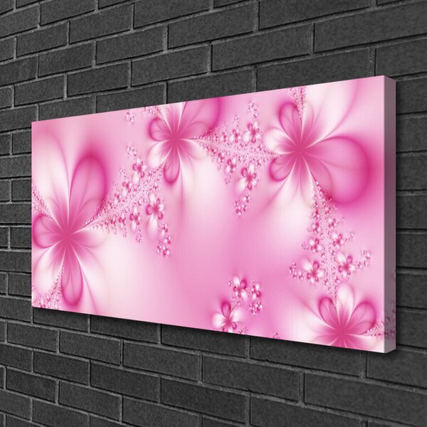 Quadro su tela Grafica di astrazione 100x50 cm