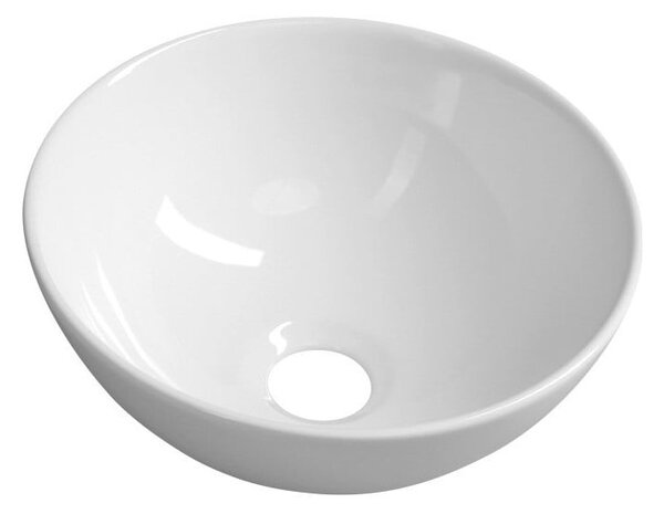 Lavabo rotondo bianco in ceramica ø 28 cm Aster – Sapho