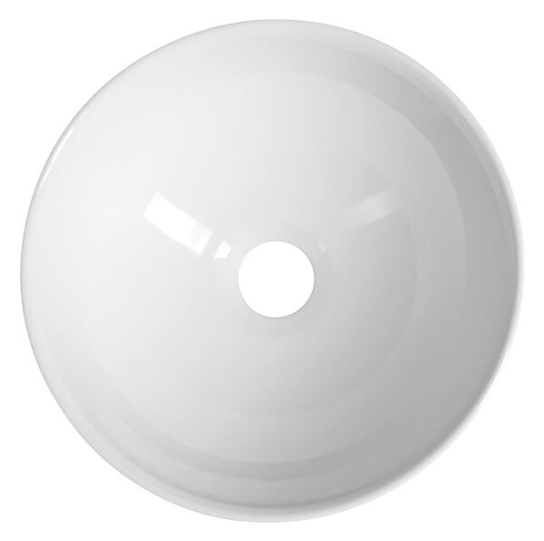 Lavabo rotondo bianco in ceramica ø 28 cm Aster – Sapho