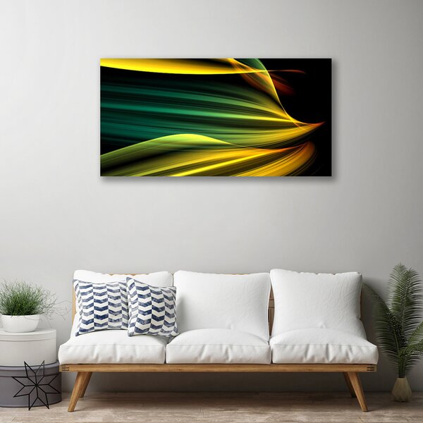 Quadro su tela Grafica di astrazione 100x50 cm