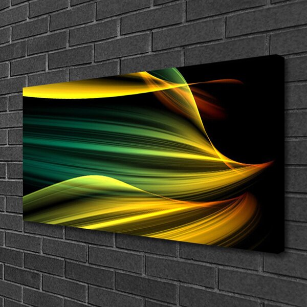 Quadro su tela Grafica di astrazione 100x50 cm