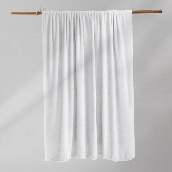 Plaid bianco , 150 x 200 cm Mic - DecoKing