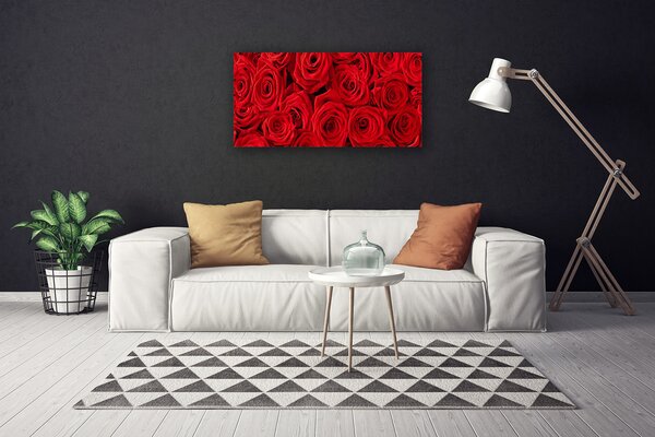 Quadro su tela Rose, fiori, piante 100x50 cm