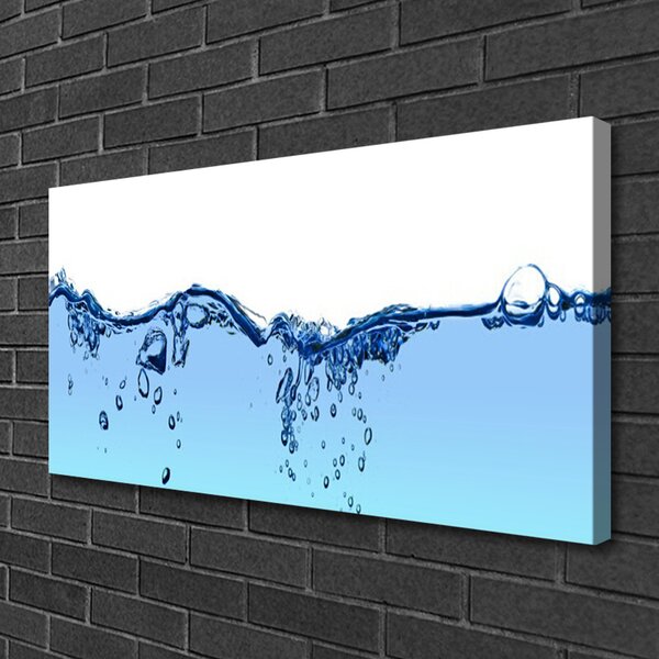 Quadro su tela Acqua Art 100x50 cm