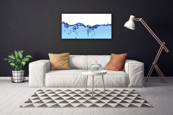 Quadro su tela Acqua Art 100x50 cm