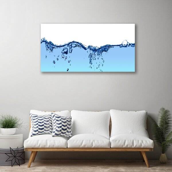 Quadro su tela Acqua Art 100x50 cm