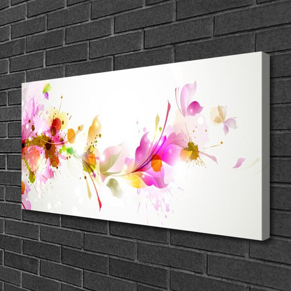 Quadro su tela Grafica di astrazione 100x50 cm