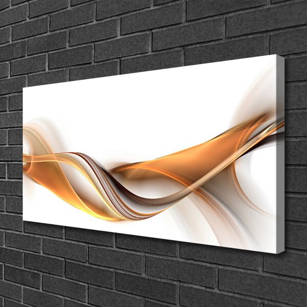 Quadro su tela Grafica di astrazione 100x50 cm