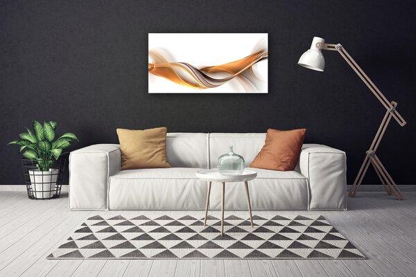 Quadro su tela Grafica di astrazione 100x50 cm