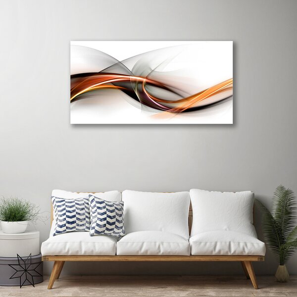 Quadro su tela Estratto di astrazione 100x50 cm