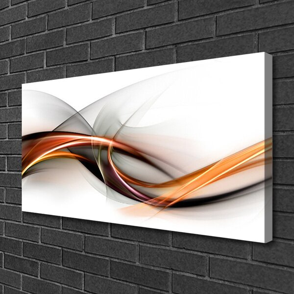 Quadro su tela Estratto di astrazione 100x50 cm