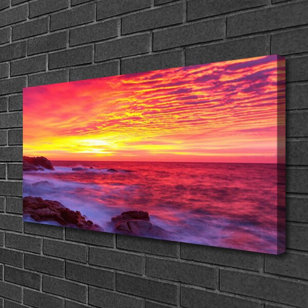 Quadro su tela Astrazione occidentale 100x50 cm