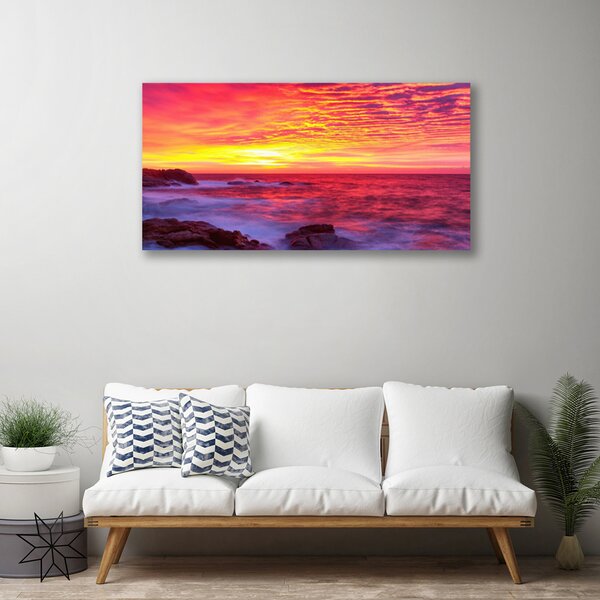 Quadro su tela Astrazione occidentale 100x50 cm