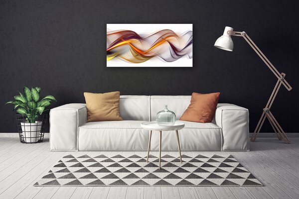Foto quadro su tela Grafica di astrazione 100x50 cm
