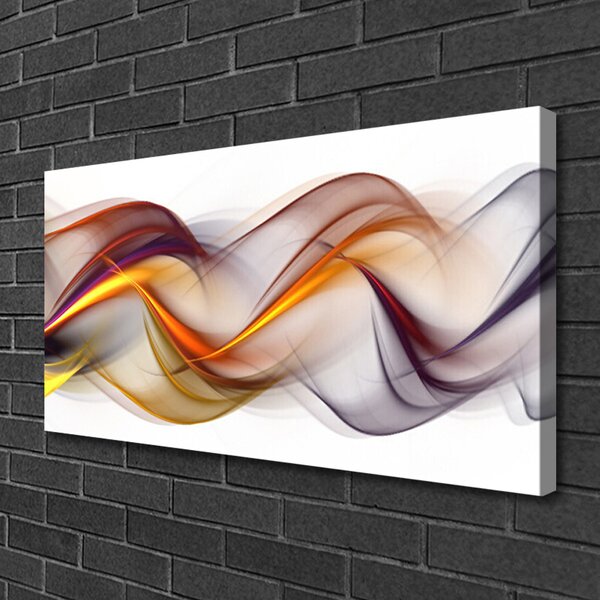 Foto quadro su tela Grafica di astrazione 100x50 cm