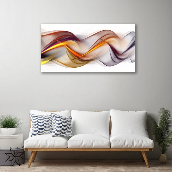 Foto quadro su tela Grafica di astrazione 100x50 cm