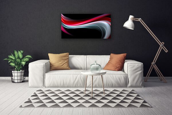 Quadro su tela Grafica di astrazione 100x50 cm