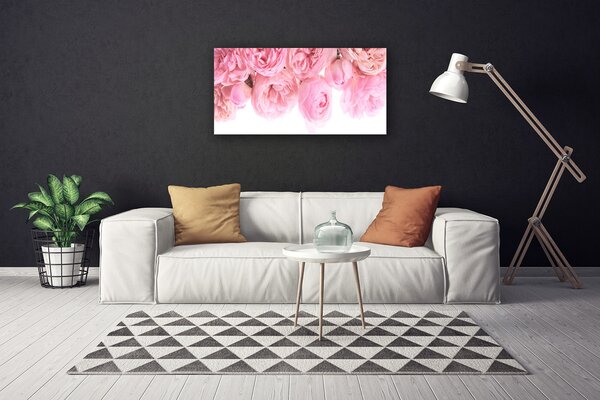 Quadro su tela Rose, fiori, piante 100x50 cm