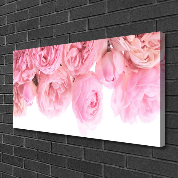 Quadro su tela Rose, fiori, piante 100x50 cm