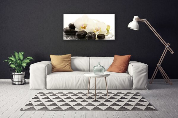 Quadro su tela Pietre di fiori Art 100x50 cm