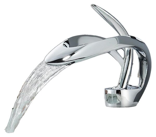 Miscelatore per lavabo, materiale: ottone, monocomando, finitura: cromo, corpo in ottone