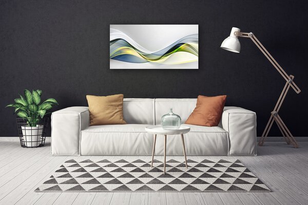 Quadro su tela Grafica di astrazione 100x50 cm