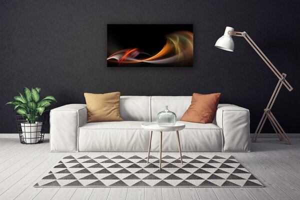 Quadro su tela Grafica di astrazione 100x50 cm