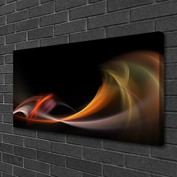Quadro su tela Grafica di astrazione 100x50 cm