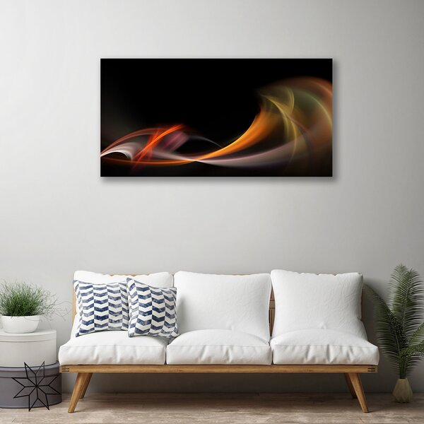 Quadro su tela Grafica di astrazione 100x50 cm
