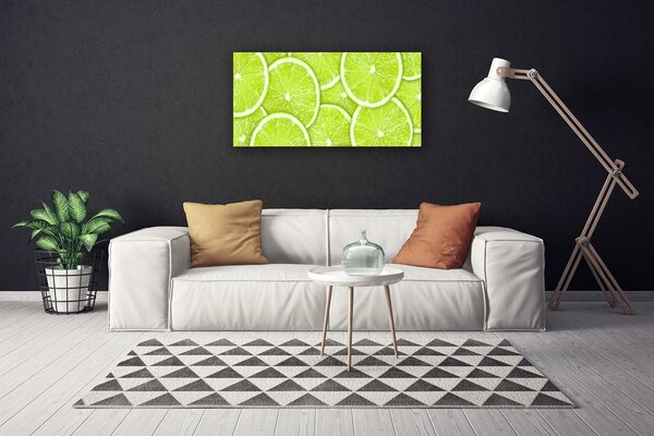 Foto quadro su tela Lime. Cibo. Cucina 100x50 cm