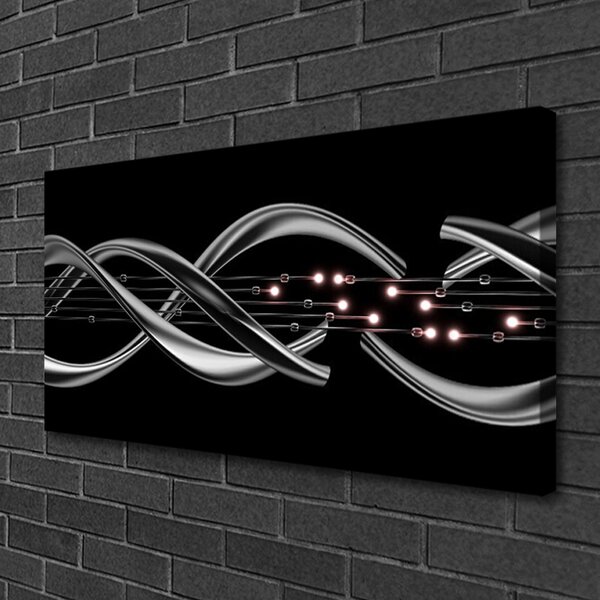 Quadro su tela Grafica di astrazione 100x50 cm