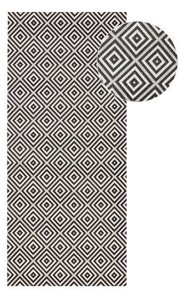 Tappeto da esterno bianco e nero , 80 x 200 cm Karo - NORTHRUGS