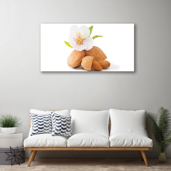 Quadro su tela Fiore di Pistacchio Natura 100x50 cm