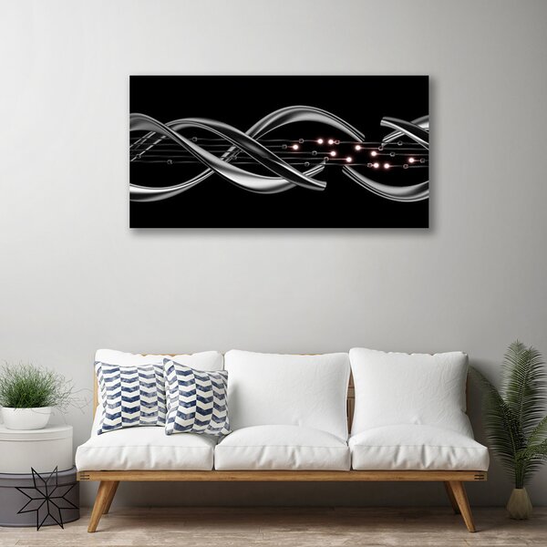 Quadro su tela Grafica di astrazione 100x50 cm