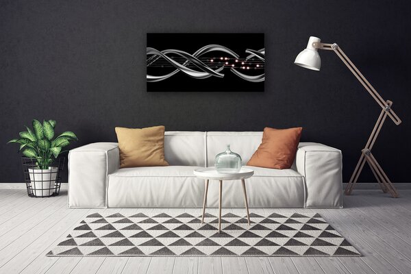 Quadro su tela Grafica di astrazione 100x50 cm