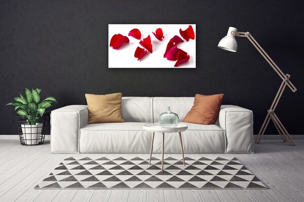 Quadro su tela I petali della pianta La natura 100x50 cm