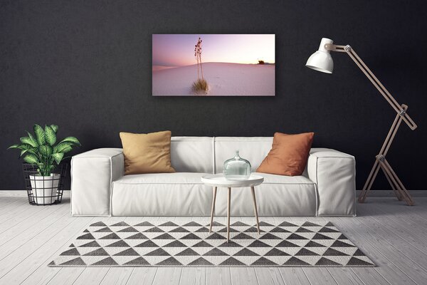 Quadro su tela Paesaggio di sabbia del deserto 100x50 cm