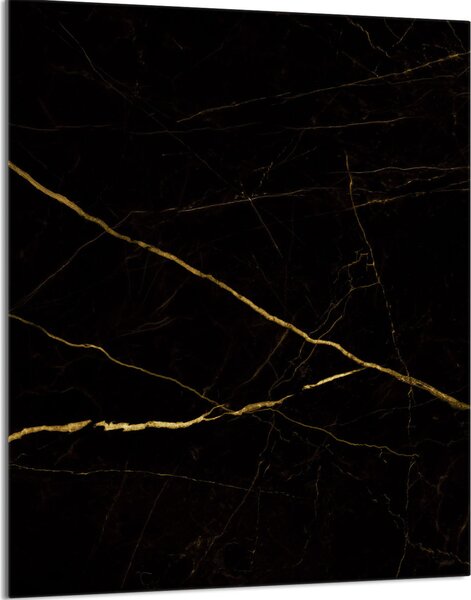 Piano cottura 40x52 Coperchio in Vetroceramica Paraspruzzi Piatto in vetro Tagliere decorativo, marmo dorato