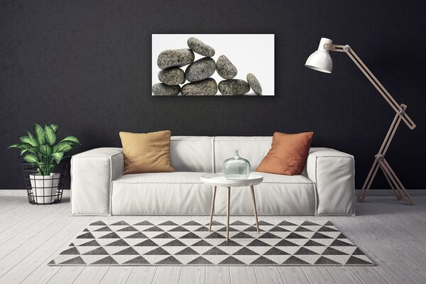 Quadro su tela Pietre d'arte zen 100x50 cm