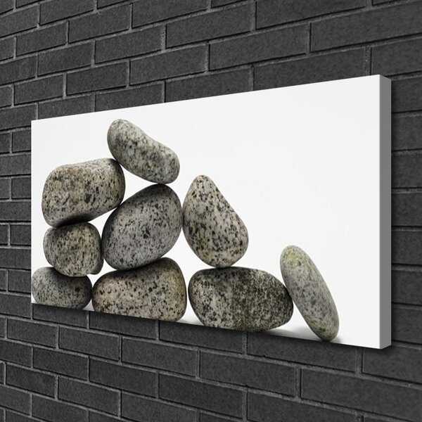 Quadro su tela Pietre d'arte zen 100x50 cm
