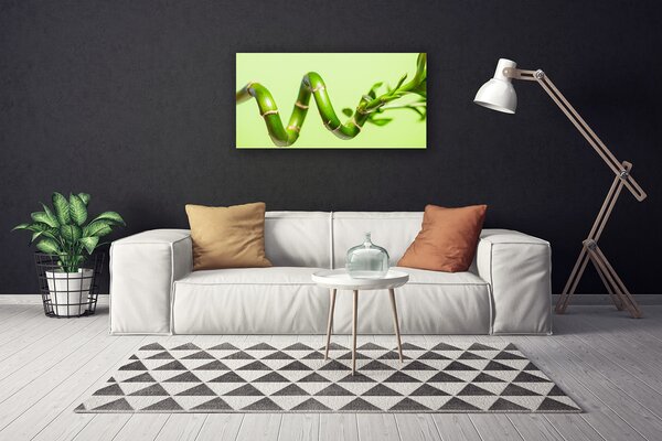 Stampa quadro su tela Bambù Pianta Natura 100x50 cm