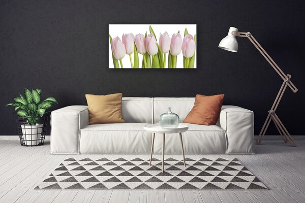 Quadro su tela Tulipani, fiori, piante 100x50 cm