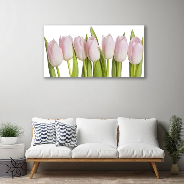 Quadro su tela Tulipani, fiori, piante 100x50 cm