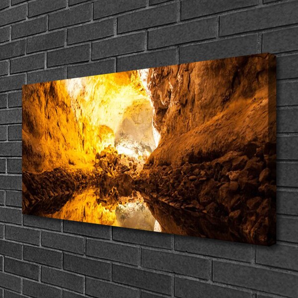 Quadro su tela Grafica di astrazione 100x50 cm