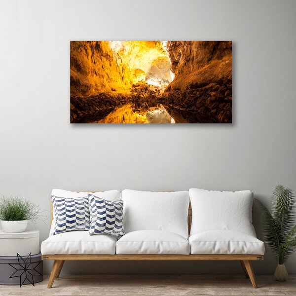 Quadro su tela Grafica di astrazione 100x50 cm